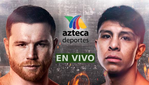 Transmisión oficial vía Azteca Deportes para seguir la pelea entre Saúl "Canelo" Álvarez y Jaime Munguía este sábado 4 de mayo por el título indiscutido de boxeo desde el T-Mobile Arena de Las Vegas. (Foto: Azteca Deportes)