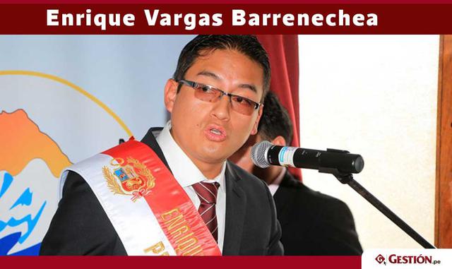 Enrique Vargas Barrenechea. El gobernador regional de Áncash fue condenado a cinco años de prisión efectiva por los delitos contra la administración pública y falsificación de documentos. (Foto: Difusión)