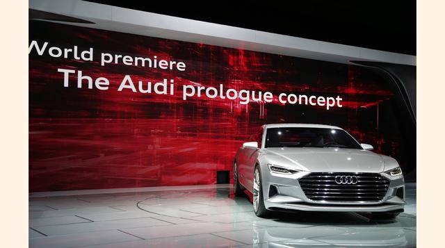 El automóvil de concepto de Audi Prólogo en su debut mundial en el Auto Show de Los Angeles. (Foto: Reuters)