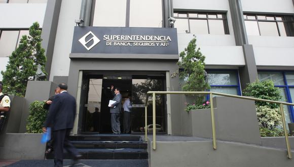 Superintendencia de Banca, Seguros y AFP. (Foto: GEC)