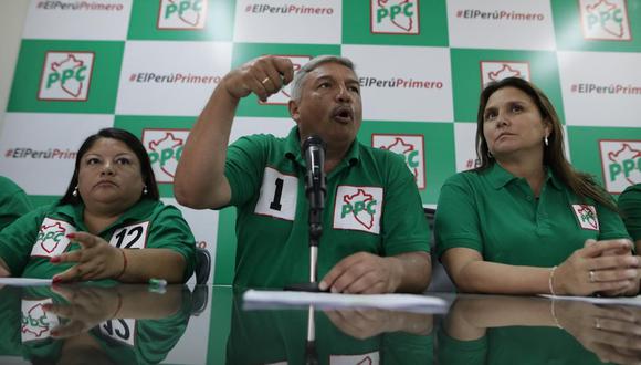 El presidente del partido, Alberto Beingolea había adelantado que su agrupación participaría en las elecciones pese a la rotura de la alianza con APP. (Foto: Anthony Niño de Guzmán | GEC)