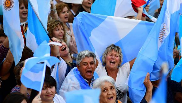 En total son 33.841.837 los argentinos habilitados para votar el domingo. (Foto: AFP)
