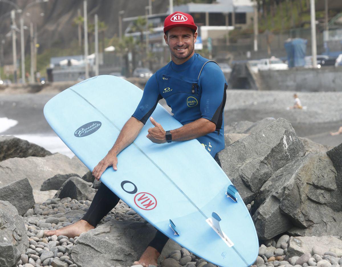 Piccolo Clemente, campeón mundial de Longboard Surf. (Fotos: Piko Tamashiro)