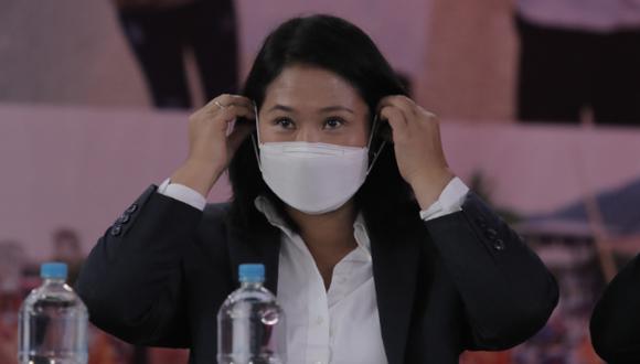 Keiko Fujimori había sido incluida como una de las participantes en la ronda de diálogo con Pedro Castillo. Foto: archivo GEC