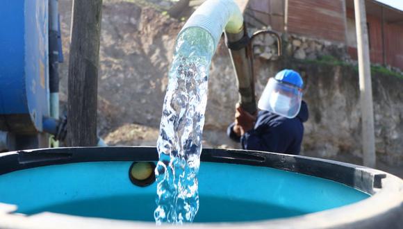 La distribución de agua potable se realizará en el marco del Decreto de Urgencia 014-2023 y mediante camiones cisterna de Sedapal. (Foto: Andina)