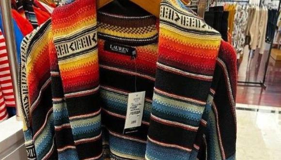 La primera dama Beatriz Gutiérrez Müller posteó una foto en su cuenta oficial de Instagram que mostraba una chaqueta de Ralph Lauren la cual supuestamente se apropiaba de los diseños de comunidades originarias de Contla, Tlaxcala y Saltillo en el centro y norte de México. (Foto: Twitter @alefrausto)