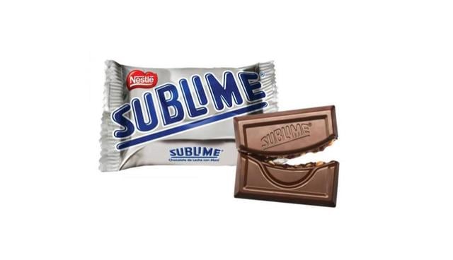 FOTO 4 | Sublime, una de las marcas simbólicas de chocolate pertenece a Nestle. Se ubica en el puesto 17.