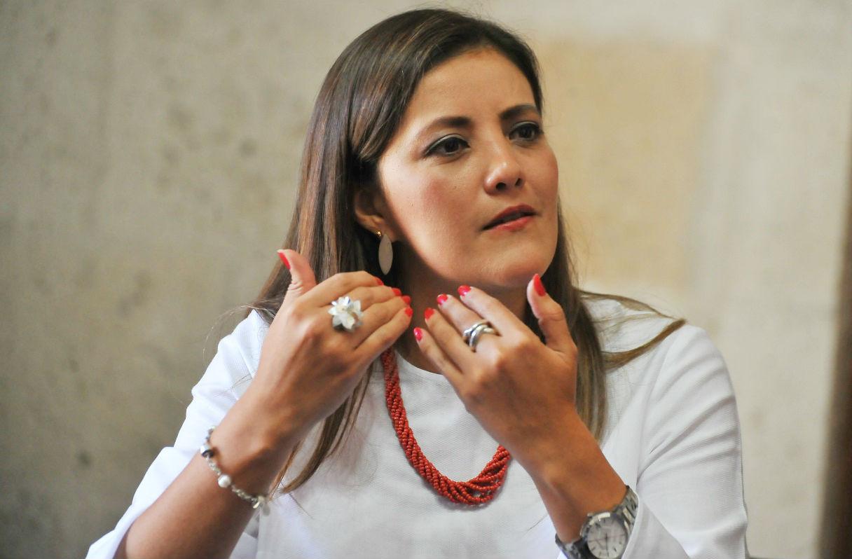 Las Gobernadora Regional de Arequipa, Yamila Osorio (foto: USI).