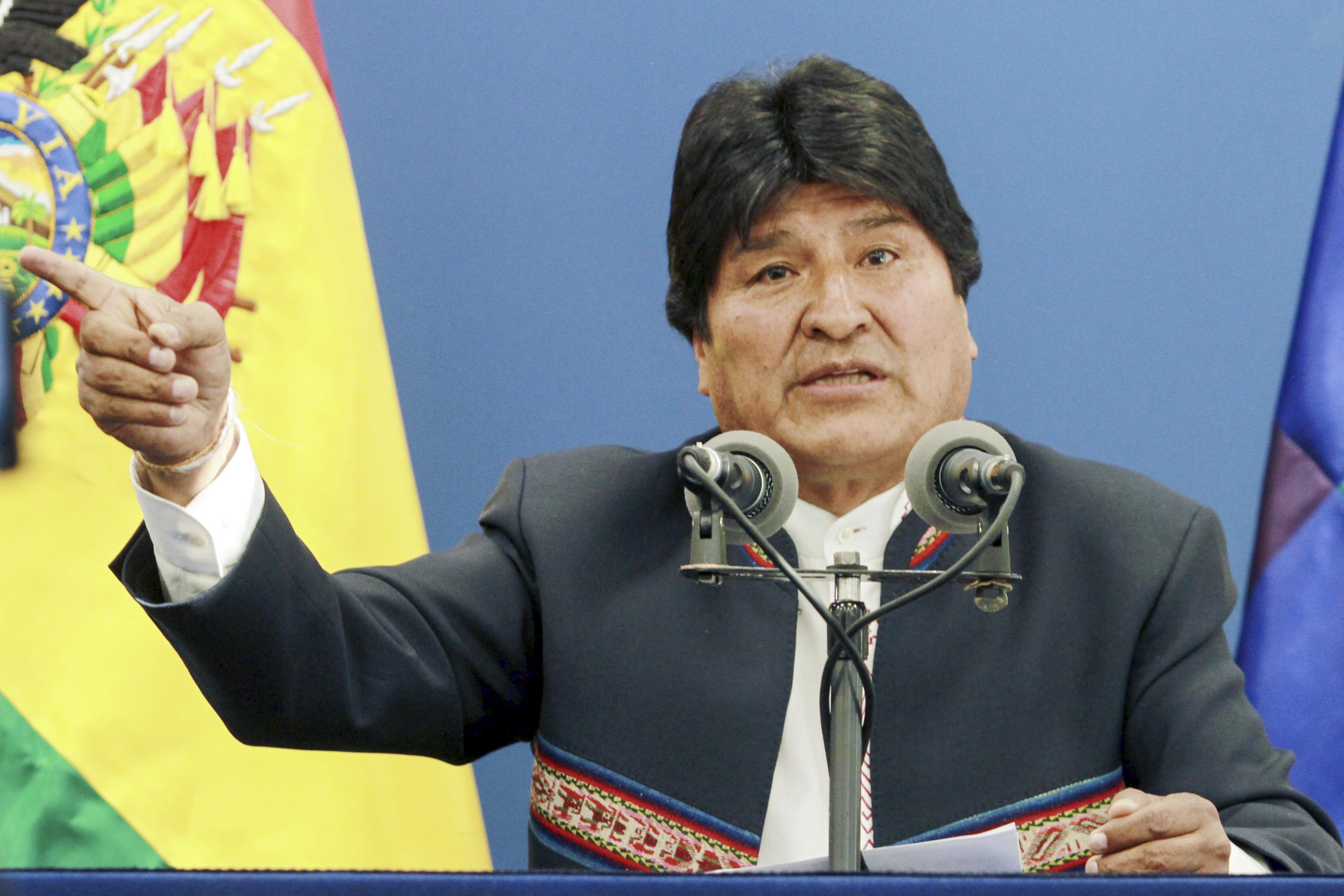 Evo Morales llamó a la calma después de los hechos de violencia en Bolivia. (Foto: AFP)