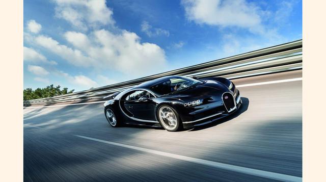 Bugatti Chiron. Precio: US$ 2.7 millones. Se trata del sucesor del famoso Veyron con un motor W16 de 8 litros y 1,500 caballos de fuerza. (Foto: Diario Motor)