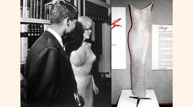 Vestido que usó Marilyn Monroe cuando le cantó “cumpleaños feliz” al presidente John F. Kennedy fue elaborado con 2,500 cristales Swarovski. (Foto: Mundocrystal)