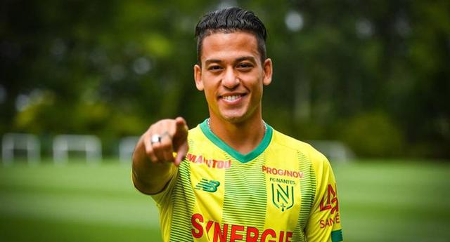 Cristian Benavente (25) está valorizado en 3.49 millones de dólares tras perder un valor de 873.07 mil dólares. (Foto. FC Nantes)