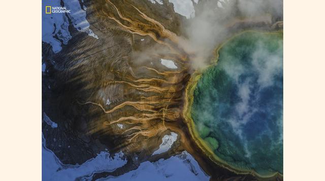 La primavera prismática de Yellowstone. (Foto: Michael Nichols / National Geographic)