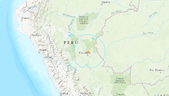 Un sismo de magnitud 5.6 se reportó en Ucayali esta mañana del 22 de diciembre. (Foto: USGS)