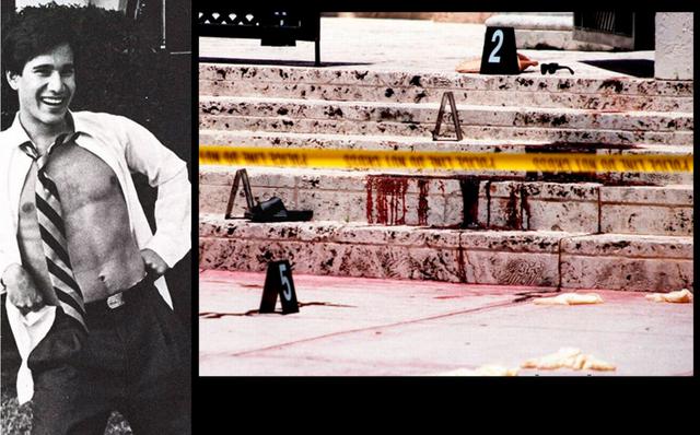 FOTO 9 |  Las obras de remodelación de esta casa se alargaron hasta 1997, año en el que Andrew Cunanan (izquierda) le disparó a Versace dos tiros a la cabeza cuando este se encontraba en las escalinatas de su casa. (créditos: Reuters y agencias)