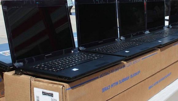 Al realizar la incautación se detectó que parte de las laptops habían sido retiradas irregularmente del depósito temporal y reemplazadas por otro tipo de productos. (Foto: Referencial)