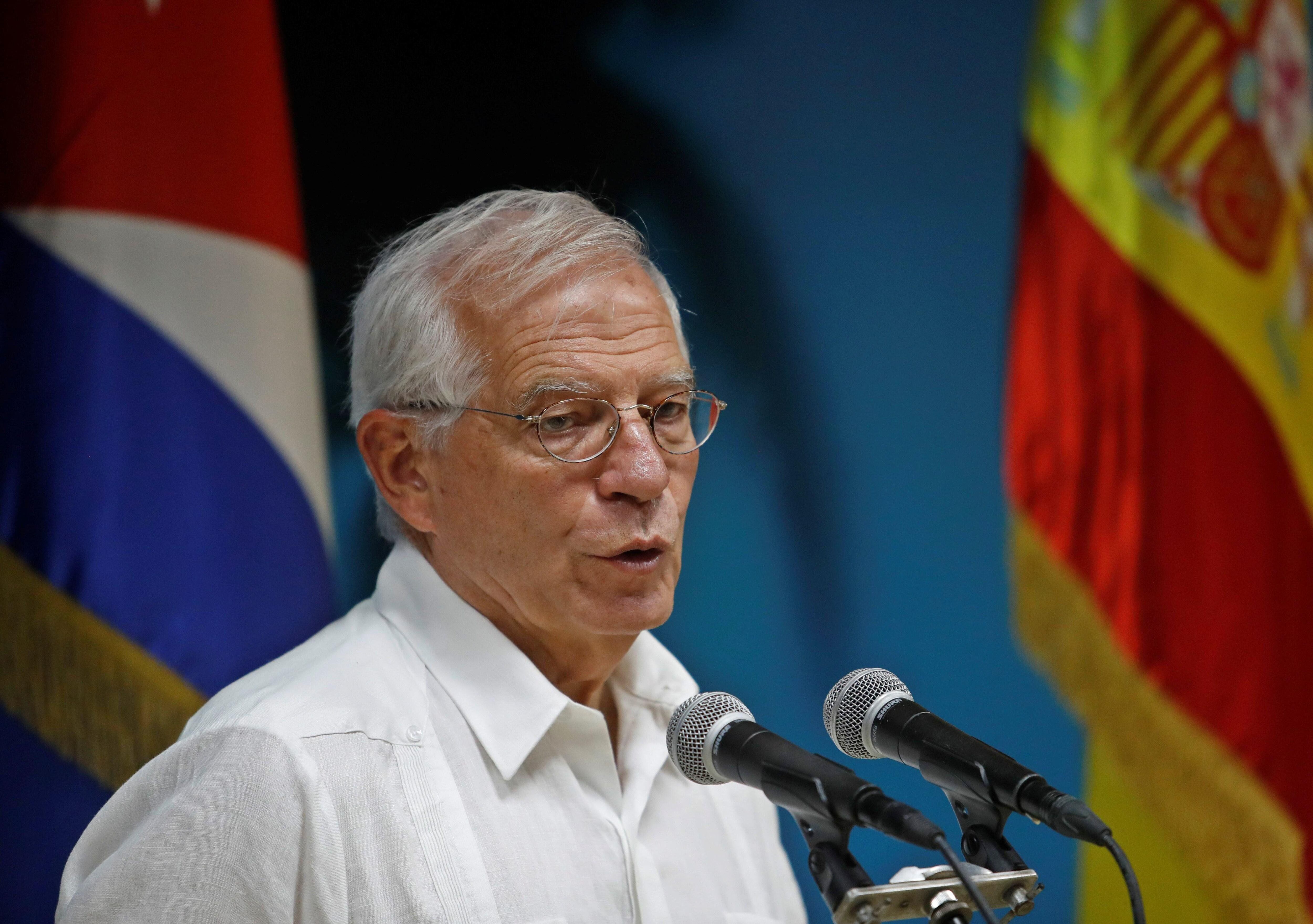 El ministro español de Exteriores en funciones, Josep Borrell, aseguró que donarán el dinero a pesar de que España tiene "unas circunstancias presupuestarias no fáciles". (Foto: EFE)