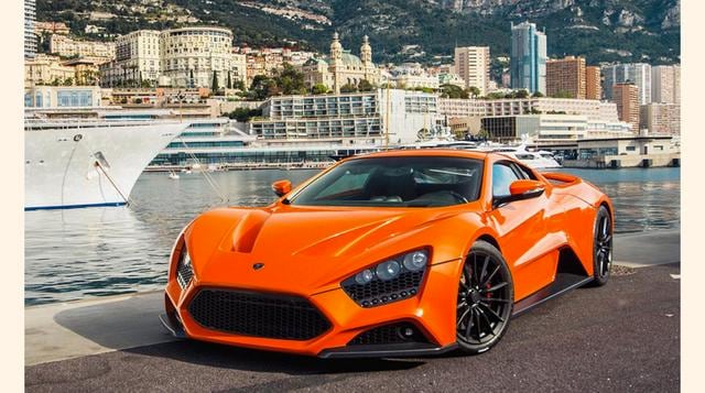 Zenvo TS1. Precio: US$ 1.8 millones. Presentado en el Salón de Ginebra del año pasado, cuenta con un motor V8 de 5.9 litros que supera los 1,000 caballos de fuerza. (Foto: Forbes)