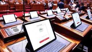 Congreso compró software paraque tablets del hemiciclo almacenen proyectos de ley