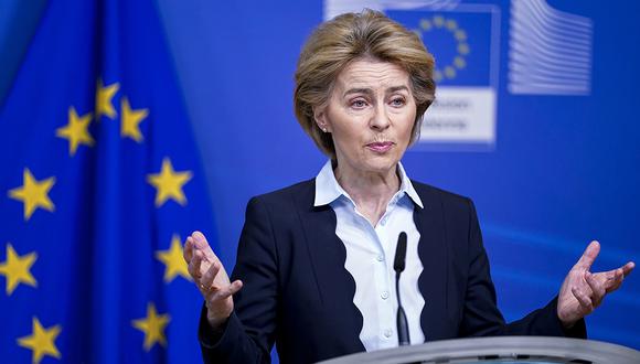 La presidente de la Comisión Europea, Ursula von der Leyen. (Foto: AFP)