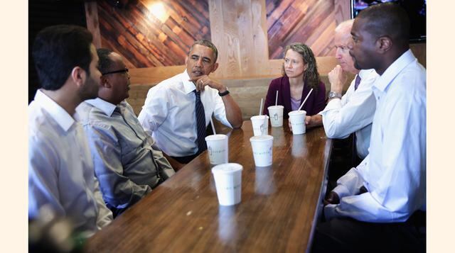 Incluso, el presidente Barack Obama ha llegado hasta el restaurante para reunirse con sus colaboradores. (Foto: Getty)