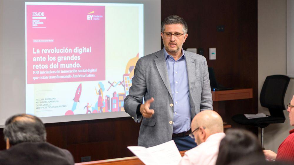 David Murillo, profesor del Instituto de Innovación Social de ESADE y co-autor del informe. (Foto: Difusión)