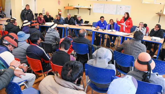 Se abre camino de diálogo en Fuerabamba. (Foto: Ministerio de Desarrollo e Inclusión Social)