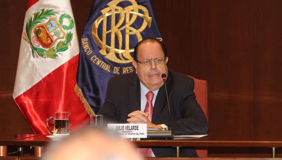 Ratifican a Julio Velarde como presidente del BCR. (Foto: GEC)