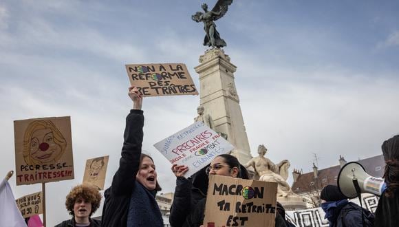 El 7 de marzo tuvo lugar la mayor movilización contra una reforma social desde 1995  (Foto: AFP)