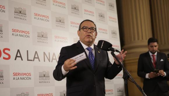 Alberto Otárola  señaló que están seguros que  Josué Gutiérrez  estará  a la altura del cargo de Defensor del Pueblo.   . (Foto: GEC)