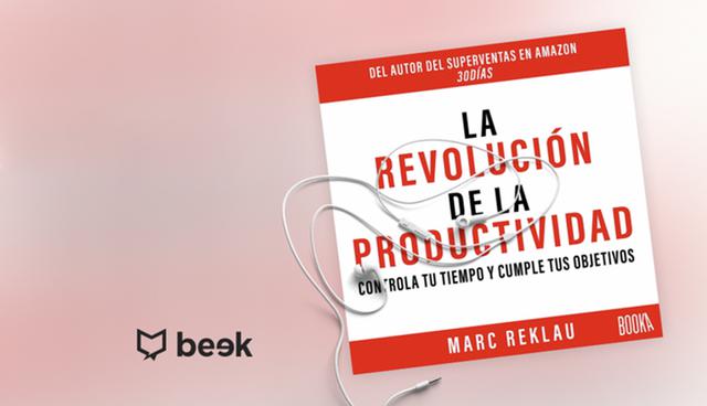 FOTO 2  |  2. La revolución de la productividad, de Marc Reklau. En este nuevo audiolibro, el autor superventas Marc Reklau te mostrará sus técnicas probadas para alcanzar la productividad extrema. La revolución de la productividad sencillo y de fácil escucha, te ayudará a lograr tus objetivos en menos tiempo y con menos estrés. La forma en la que gestionas tu tiempo determina el éxito o el fracaso más que cualquier otro aspecto de tu vida o tu carrera profesional.