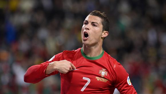 Cristiano Ronaldo ha marcado 7 goles en los Mundiales que disputó y en Qatar 2022 espera seguir incrementando su cuota goleadora. (Foto AFP)