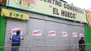 Centro Comercial El Hueco fue clausurado por falta de medidas de seguridad