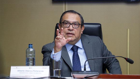 Alberto Otárola respalda pedido de empresarios de trabajar con tranquilidad frente a anuncio de protestas. Foto: PCM