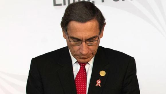 Martín Vizcarra dijo que acepta la decisión el Congreso y no tomará acciones legales. (Foto: GEC)