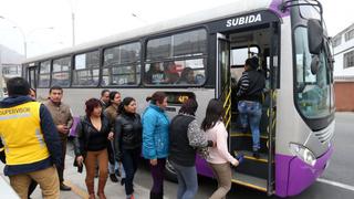 ATU desvía rutas de Corredor morado y Metropolitano por marcha en el Centro de Lima