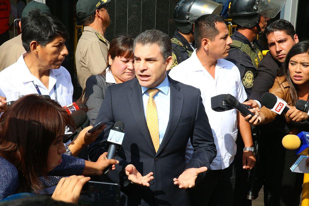 El fiscal Rafael Vela solicitó carpetas de investigaciones a nivel nacional.&nbsp; (Foto: Andina)