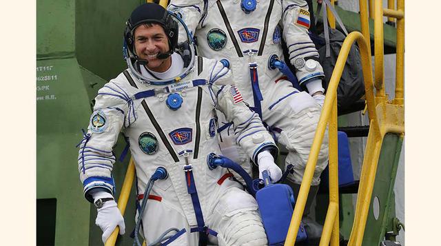 Shane Kimbrough llegó a la Estación Espacial Internacional el 19 de octubre a bordo de una nave espacial rusa Soyouz para una misión de cuatro meses. (Foto: AFP)