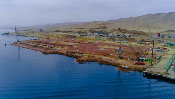 Las obras del puerto San Martín están a cargo de la empresa Terminal Portuario Paracas. (Foto: Difusión