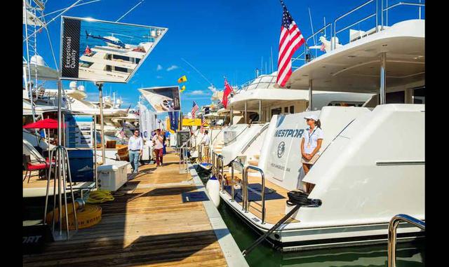 FOTO 4 | Yachts Miami Beach. El Yachts Miami Beach se lleva a cabo cada año en el mes de febrero como un punto de reunión de los barcos privados más increíbles del mundo y sus propietarios multimillonarios. (Foto: megaricos)