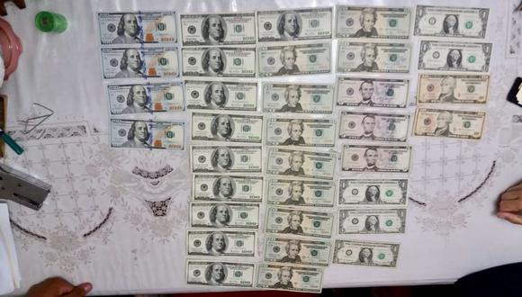 Durante el megaoperativo contra la banda se encontró una gran cantidad de billetes de dólares, soles y euros. (Foto: Mininter)