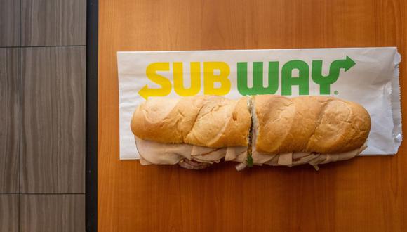 Un sándwich Subway afuera de un restaurante en Austin, Texas. Fotógrafo: Brandon Bell/Getty Images