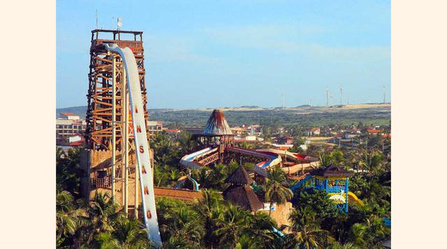 El Beach Park en Brasil tiene a Insano, uno de los toboganes más altos y rápidos. (Foto:viajeabrasil)
