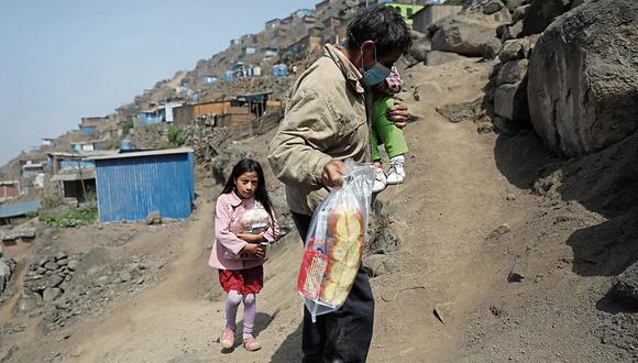 Pobreza. El 2021 el 25.6% de la población se mantuvo dentro de la pobreza en el país. (Foto: Julio Reaño | GEC)