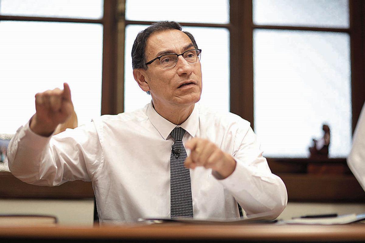 Martín Vizcarra, presidente de la República. (Foto: USI)