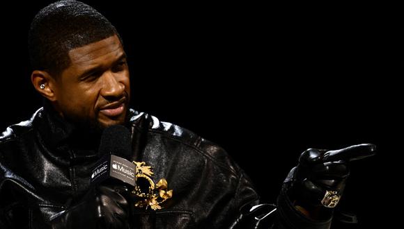 Usher será la estrella central del Halftime Show del Super Bowl 2024 (Foto: Patrick T. Fallon / AFP)