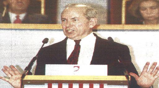 El director gerente del FMI, Michel Camdessus, dijo que hay que seguir luchando contra la inflación. Fue luego de la inauguración dela Reunión Anual del BM y FMI. (foto Reuter)