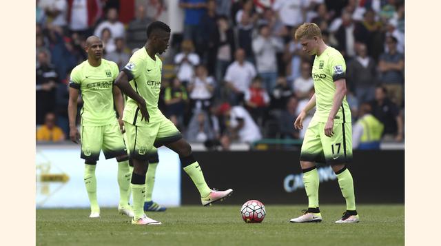 Swansea (7): Jordi Amat, Leroy Fer, Alberto Paloschi, Marvin Emnes, Kristoffer Nordfeldt, Bafétimbi Gomis y Àngel Rangel.