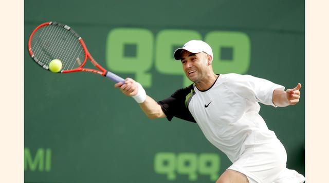 André Agassi es otro de los seis tenistas que ha ganado finales en los cuatro Grand Slam. En total jugó 15 finales y ganó ocho. (Foto: Getty)