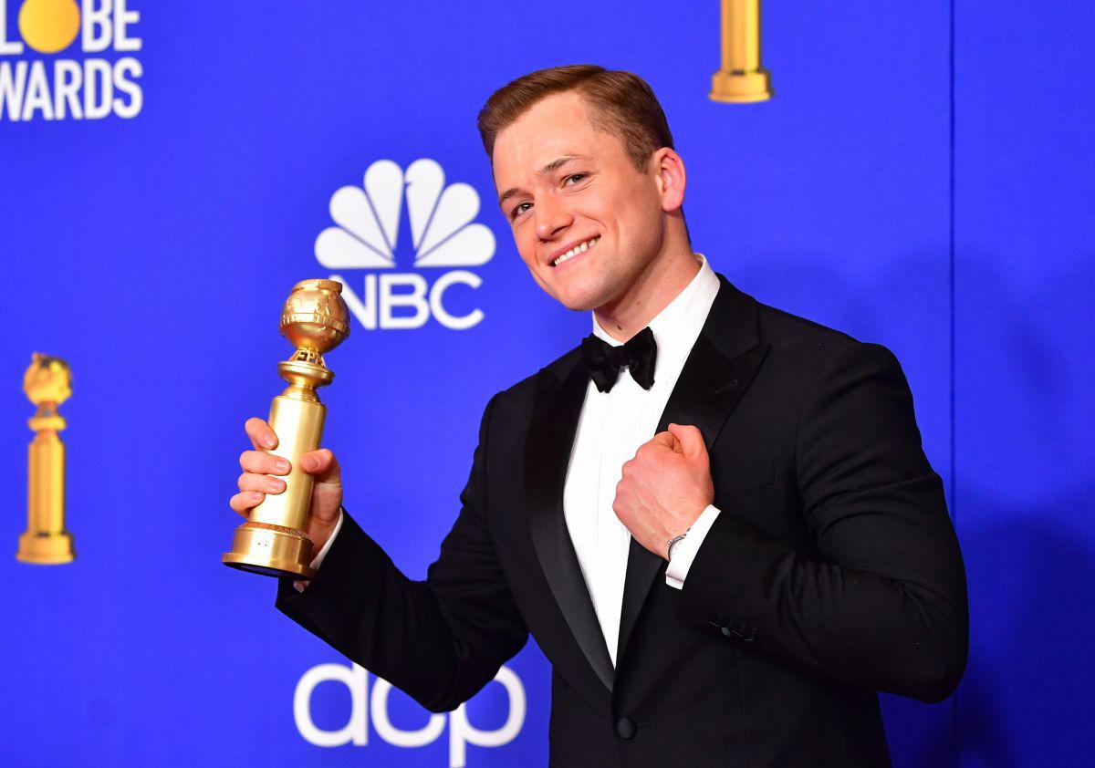 Taron Egerton- 77th Annual Golden Globe Awards (Foto: AFP)